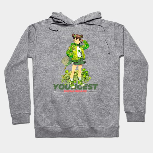 Youngest Shenanigans Hoodie by Robbot17